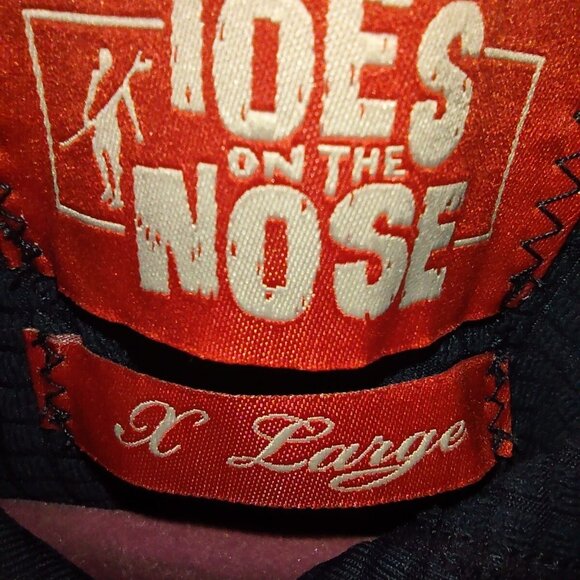 Toes on the Nose Men's Blue Hoodie - Picture 7 of 8